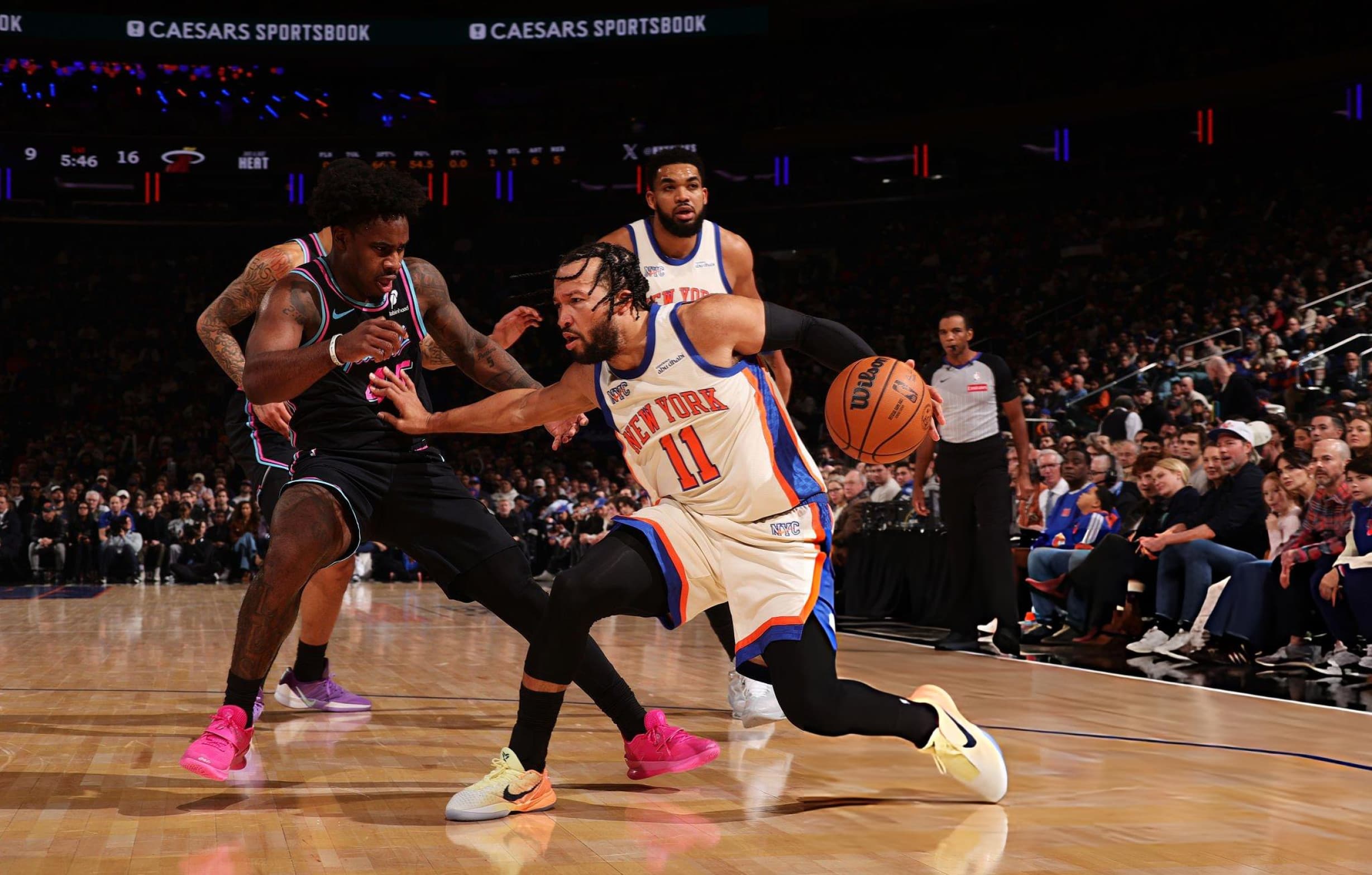 Jalen Brunson brilha com 47 pontos e Knicks vencem o Heat